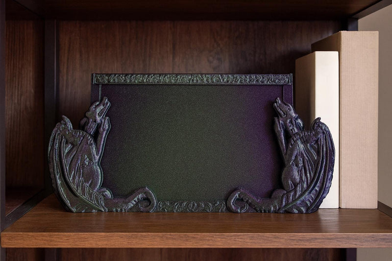 Dragon Photo Frame: Gothic Fantasy Decor, Gift for Gamers