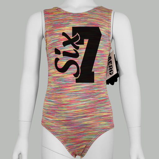 67 Gymnastics Leotard Girls Toddlers Kids Teens Dance Ballet Gymnastics Gifts Custom Bodysuit Six-Seven 6-7 Leo by AERO Leotards