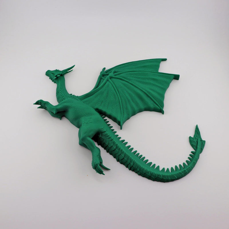 3D Flying Dragon Wall Decor: Fantasy Art Sculpture