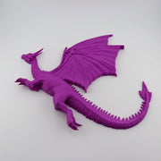 3D Flying Dragon Wall Decor: Fantasy Art Sculpture