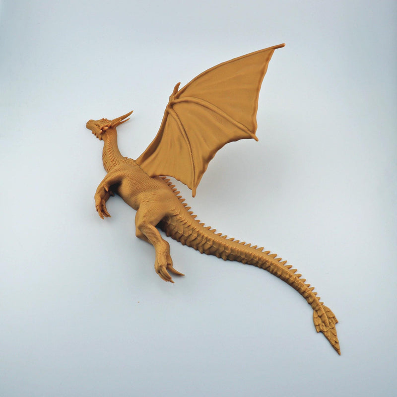 3D Flying Dragon Wall Decor: Fantasy Art Sculpture