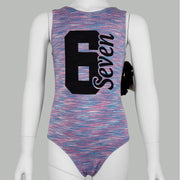 67 Gymnastics Leotard Girls Toddlers Kids Teens Dance Ballet Gymnastics Gifts Custom Bodysuit Six-Seven 6-7 Leo by AERO Leotards