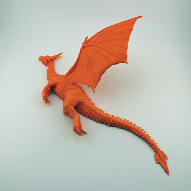 3D Flying Dragon Wall Decor: Fantasy Art Sculpture