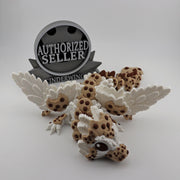 Cookie Dragon – Full Size Baby Dragon, Cute Articulated Fantasy Dragon, Handmade Collectible