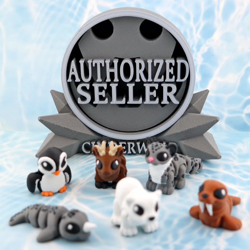 Mini Arctic Hatchlings Set – Articulated Baby animals, Collectible Figurines & Gifts Arctic Critters