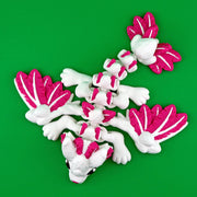 Articulated Bunny Dragon Figurine | 3D Printed Easter Decor