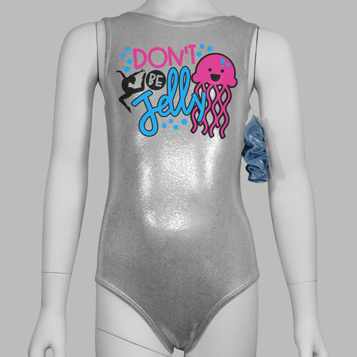 Jellyfish Gymnastics Leotard: Girls' Dance Bodysuit with Scrunchie
