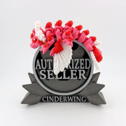 Heart Dragon – 3D Printed Valentine Dragon with Hearts & Wings, Cute Fantasy Dragon Figurine, Romantic Gift, Shelf Decor