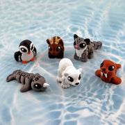 Mini Arctic Hatchlings Set – Articulated Baby animals, Collectible Figurines & Gifts Arctic Critters