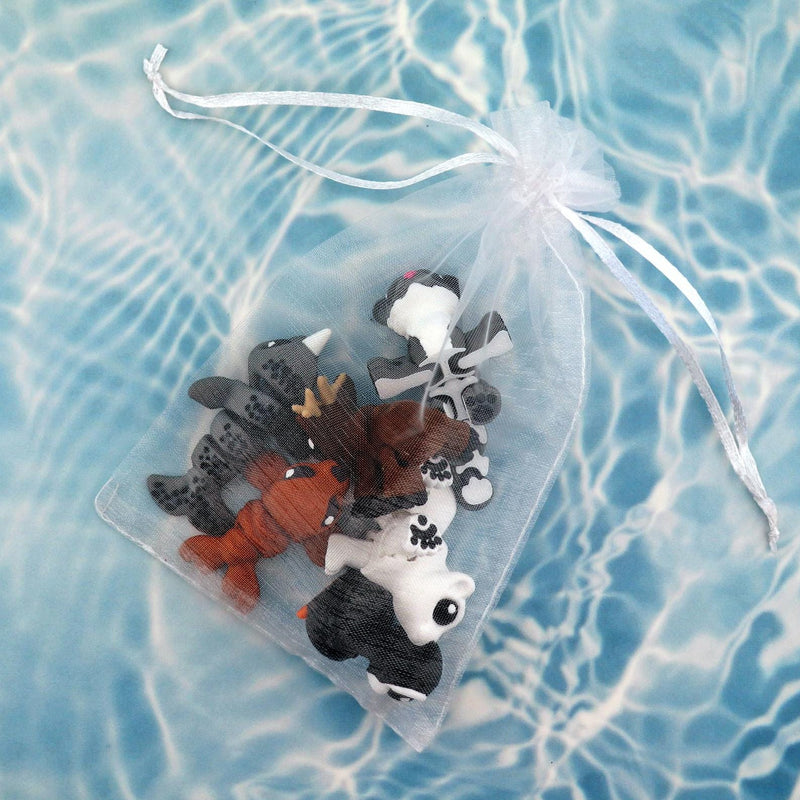 Mini Arctic Hatchlings Set – Articulated Baby animals, Collectible Figurines & Gifts Arctic Critters