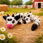 Articulated Cow Dragon Figurine: Flexible Farmyard Fantasy Creature Collectible