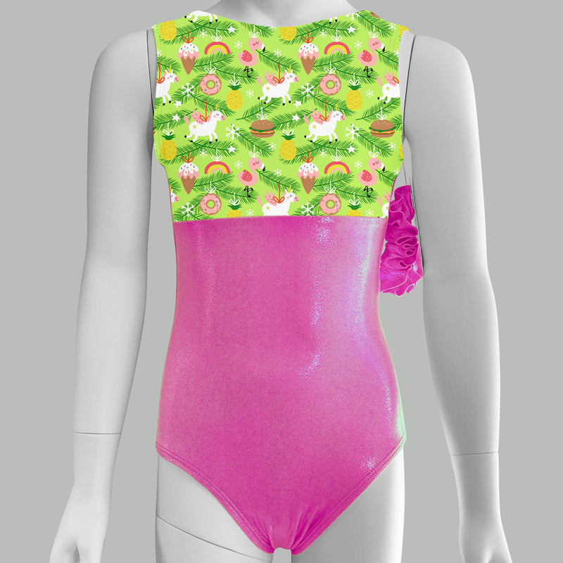 Christmas Unicorn Ornaments Leotard