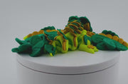Clover Dragon – St. Patrick’s Day Dragon | Lucky Shamrock 3D Printed Dragon | St. Paddy’s Decor | Celtic Dragon Gift