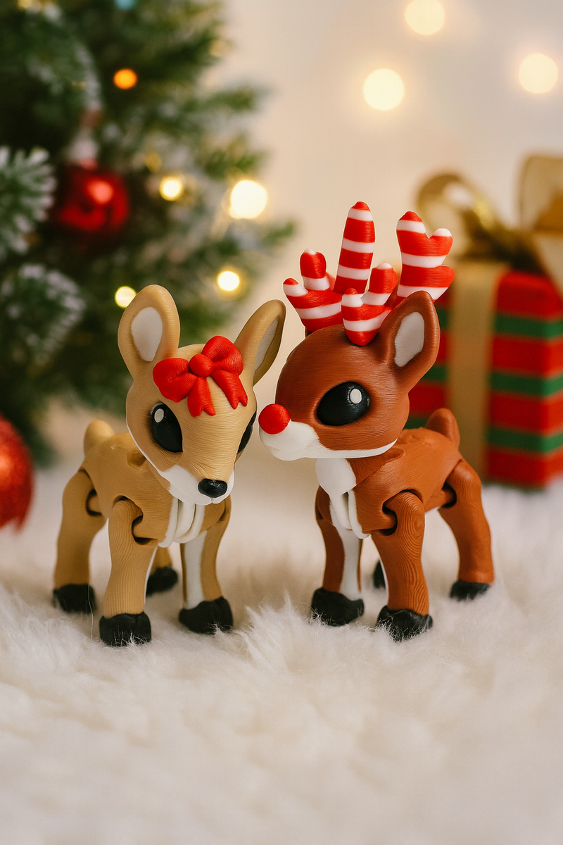 Tiny Holiday Reindeer