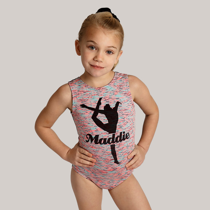 Gymnast Silhouette Leotard - Personalized