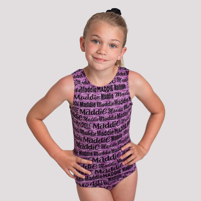Personalized Mystical Purple Leotard - AERO Leotards