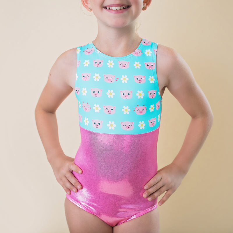 Pink Pigs Leotard