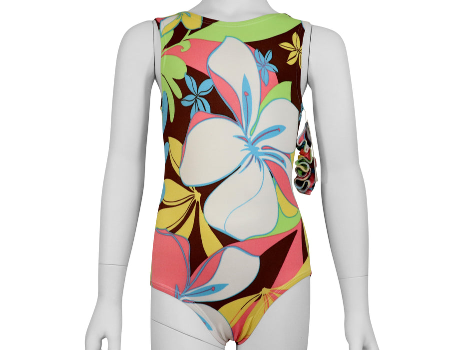 Tropical Flowers Leotard