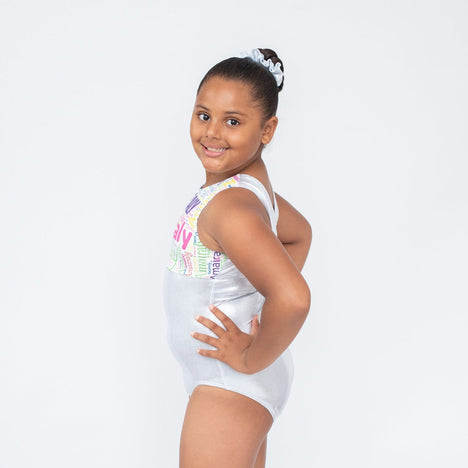 Silver Name Leotard - Personalized
