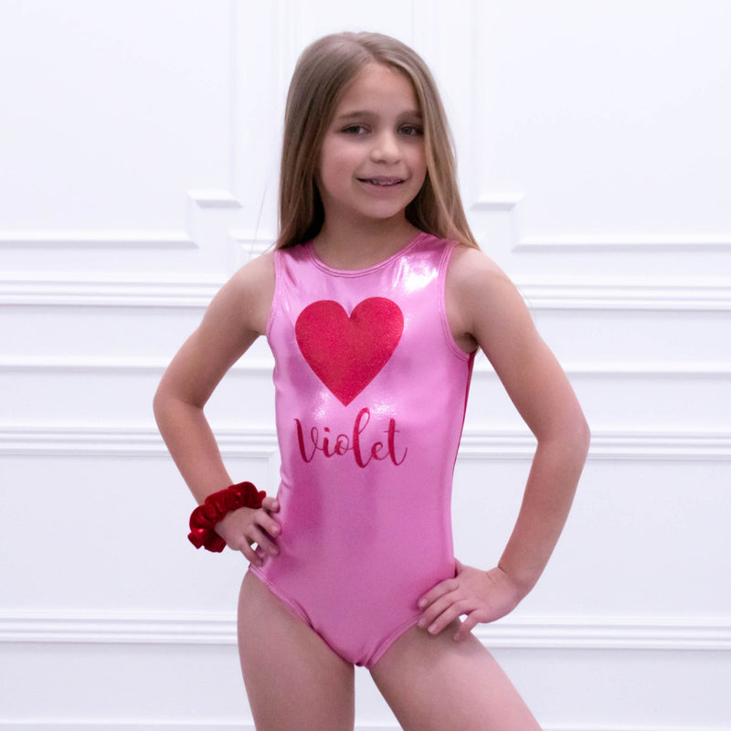 Valentine's Day Heart Leotard - Personalized