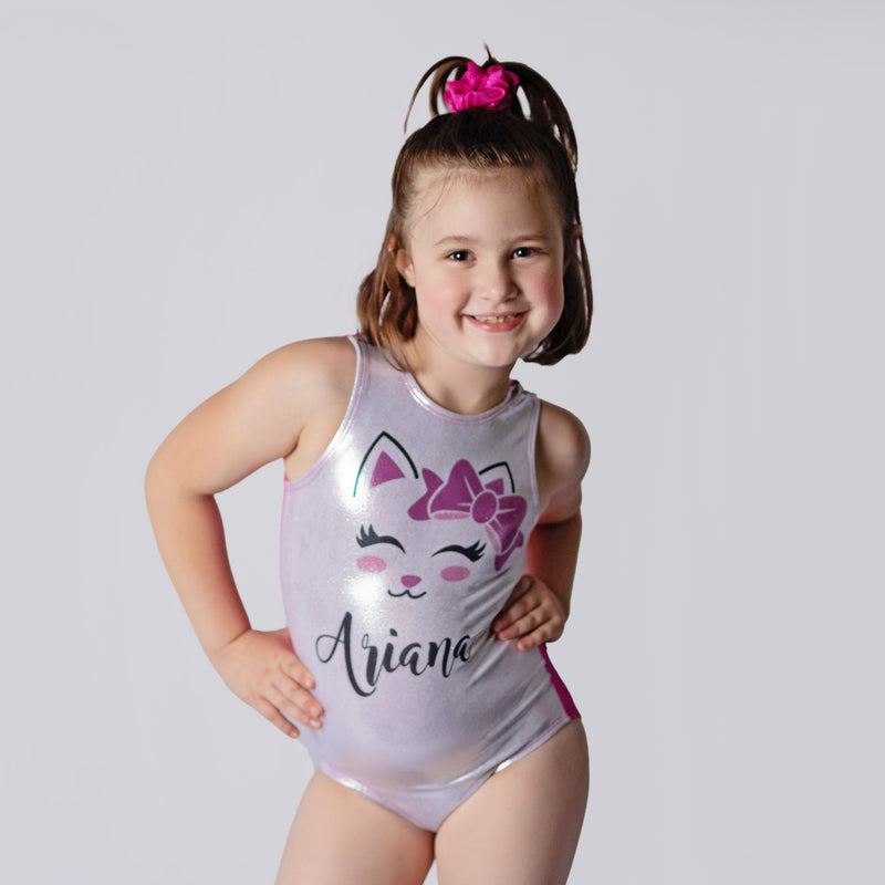 Cutie Cat Leotard - Personalized