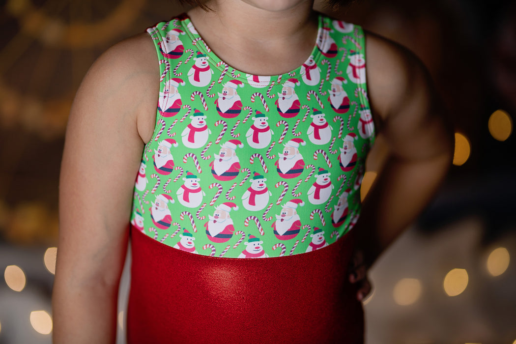 Santa & Snow Bear Leotard