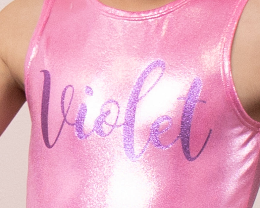 Pink Unicorn Leotard - Personalized