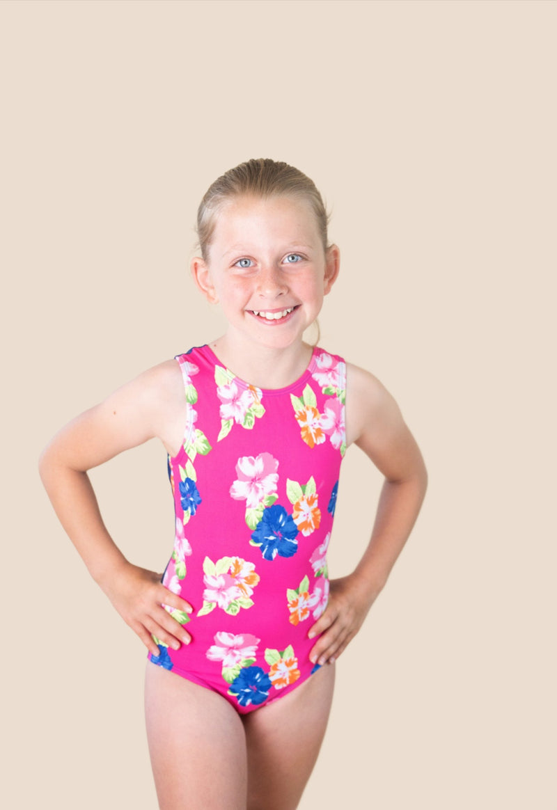 Hawaiian Floral Leotard