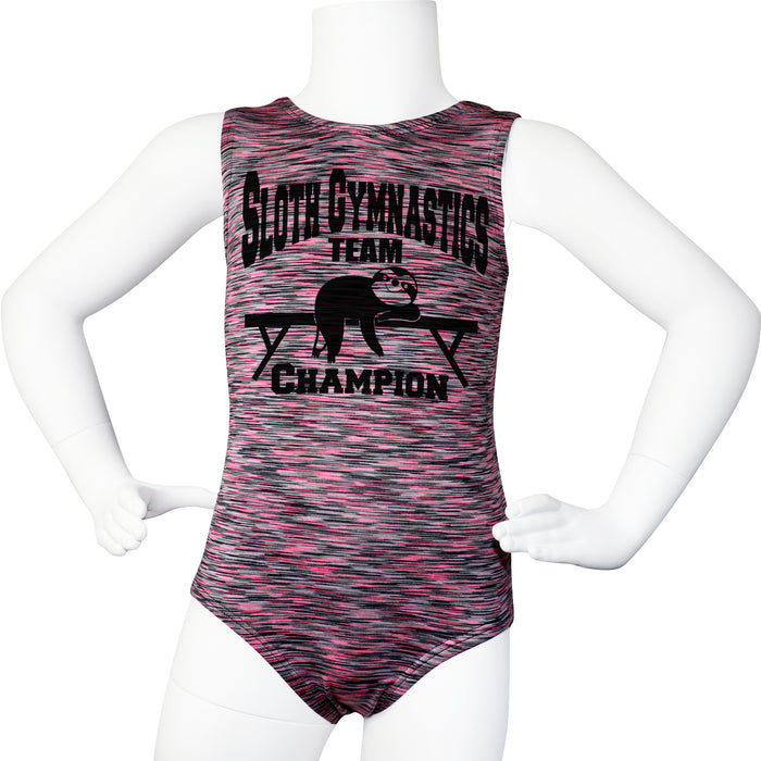 Sloth Gymnastics Team Champion Leotard