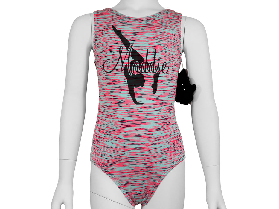 Gymnast Silhouette Leotard - Personalized