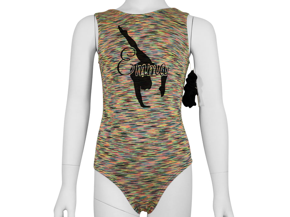 Gymnast Silhouette Leotard - Personalized