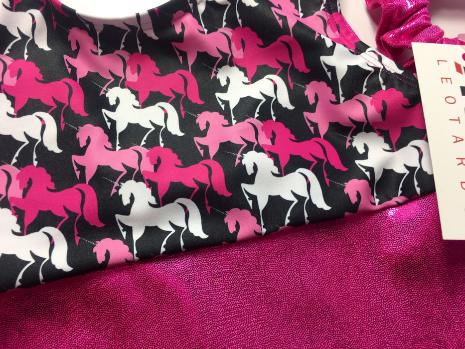 Unicorns Gymnastics Leotard Girls Toddlers Kids Teens Dance Ballet Gymnastics Gifts Custom Bodysuit Pink Unicorn Leo by AERO Leotards