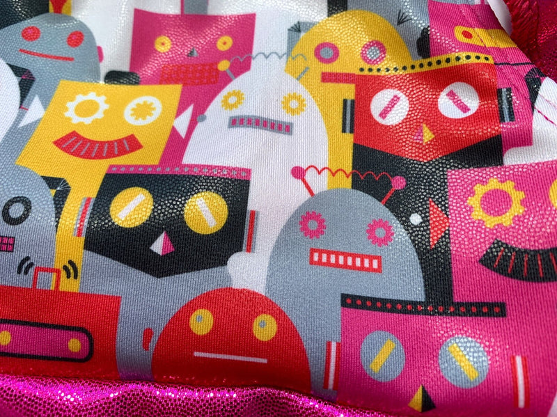 Robots Gymnastics Leotard Girls Toddlers Kids Teen Dance Ballet Gymnastics Gifts Custom Bodysuit Robot Leo by AERO Leotards
