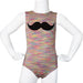 Mustache Gymnastics Leotard Girls Toddlers Kids Teen Dance Ballet Gymnastics Gifts Custom Bodysuit Leo By AERO Leotards