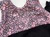 Gymnastics Leotard Girls Toddlers Kids Teens Dance Ballet Gymnastics Gifts Custom Bodysuit Floral Rose Faux Lace Print Leo by AERO Leotards
