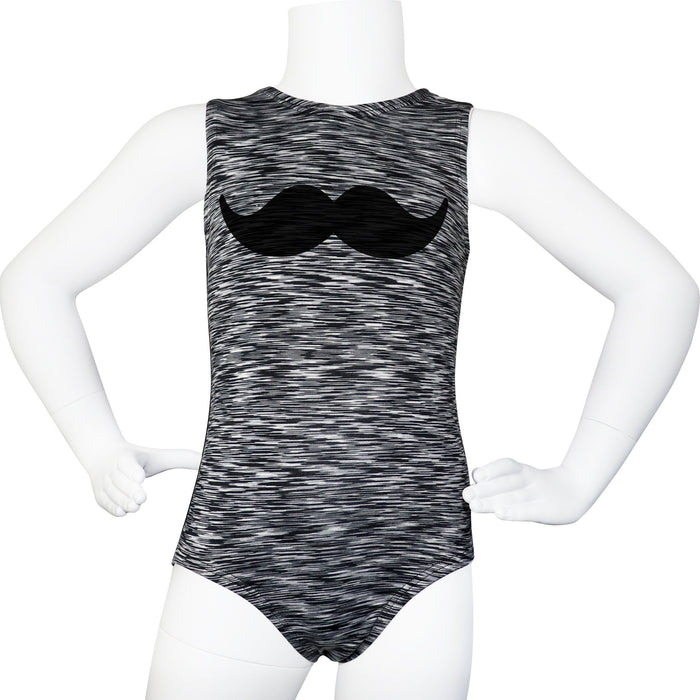 Mustache Gymnastics Leotard Girls Toddlers Kids Teen Dance Ballet Gymnastics Gifts Custom Bodysuit Leo By AERO Leotards