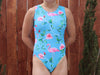 Flamingos & Roses Gymnastics Leotard Girls Toddler Kids Teen Dance Ballet Gymnastics Gifts Bodysuit Tropical Flamingo Leo by AERO Leotards