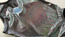 Silver Holographic Foil Gymnastics Leotard Girls Toddlers Kids Teens Dance Ballet Costume Custom Bodysuit Leo by AERO Leotards