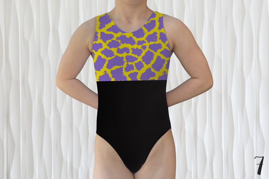 Neon Animal Print Collection Gymnastics Leotard for Girls Toddlers Kids Teen Dance Ballet Costume Bodysuit Leo by AERO Leotards - 8 Styles
