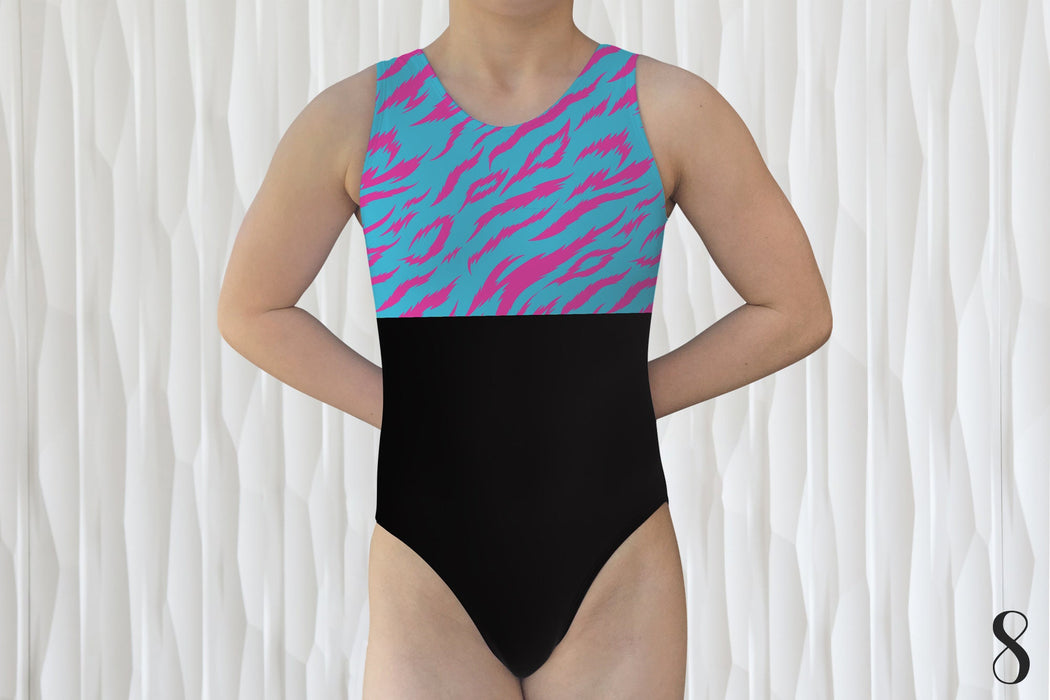 Neon Animal Print Collection Gymnastics Leotard for Girls Toddlers Kids Teen Dance Ballet Costume Bodysuit Leo by AERO Leotards - 8 Styles