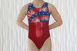 Patriotic Tie Dye Gymnastics Leotard Girls Toddlers Teens Dance Ballet Costume Custom Bodysuit USA Flag Leo by AERO Leotards