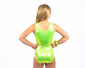Aliens & Astronauts Gymnastics Leotard Girls Toddlers Kids Teens Dance Ballet Costume Custom Bodysuit Green Space Alien Leo by AERO Leotards