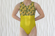 Camouflage Ducks Gymnastics Leotard Girls Toddlers Kids Teens Dance Ballet Gymnastics Gifts Custom Bodysuit Yellow Duck Leo by AERO Leotards