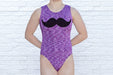Mustache Gymnastics Leotard Girls Toddlers Kids Teen Dance Ballet Gymnastics Gifts Custom Bodysuit Leo By AERO Leotards
