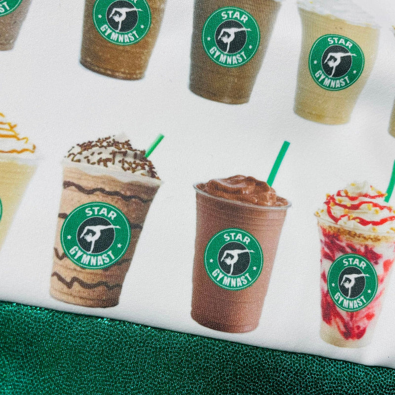 Star Gymnast Frappe Gymnastics Leotard for Girls Toddlers Kids Teens Dance Ballet Gymnastics Gift Custom Bodysuit Green Leo by AERO Leotards