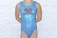 Gymnastics Leotard Girls Toddlers Kids Teens Dance Ballet Gymnastics Gifts Custom Bodysuit Sequins Heart Mustache Leo by AERO Leotards