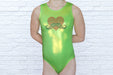 Gymnastics Leotard Girls Toddlers Kids Teens Dance Ballet Gymnastics Gifts Custom Bodysuit Sequins Heart Mustache Leo by AERO Leotards