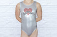 Gymnastics Leotard Girls Toddlers Kids Teens Dance Ballet Gymnastics Gifts Custom Bodysuit Sequins Heart Mustache Leo by AERO Leotards