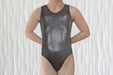 Silver Holographic Foil Gymnastics Leotard Girls Toddlers Kids Teens Dance Ballet Costume Custom Bodysuit Leo by AERO Leotards