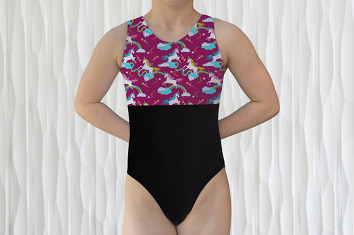 Unicorn Gymnastics Leotard Girls Toddlers Kids Teens Dance Ballet Gymnastics Gifts Custom Bodysuit Leo by AERO Leotards